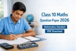 Class 10 Maths Question Paper 2026