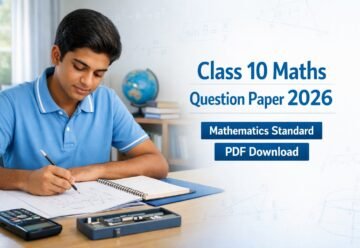 Class 10 Maths Question Paper 2026