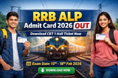 RRB ALP Admit Card 2026