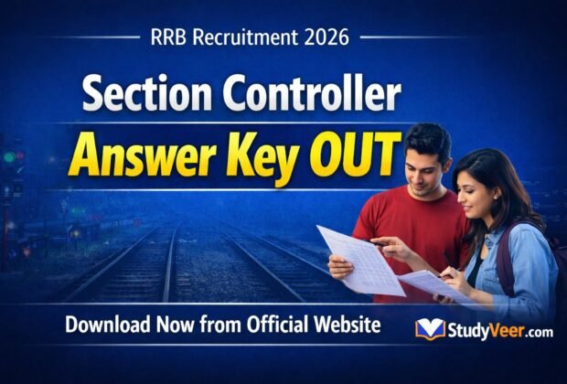 RRB Section Controller Answer Key 2026