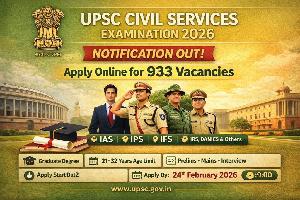 upsc cse 2026 recruitment upsc cse 2026 recruitment