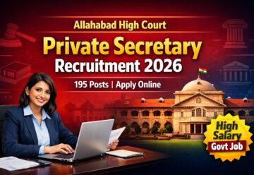 Allahabad High Court Private Secretary Recruitment 2026 notification for 195 posts apply online government job