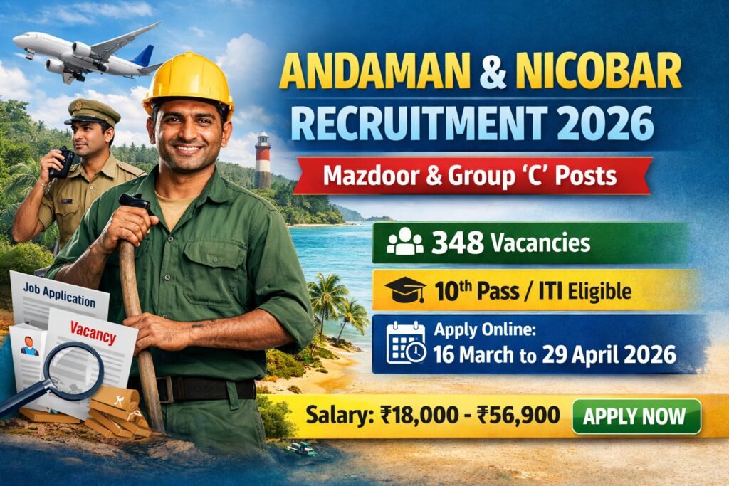 Andaman Nicobar Mazdoor Recruitment 2026