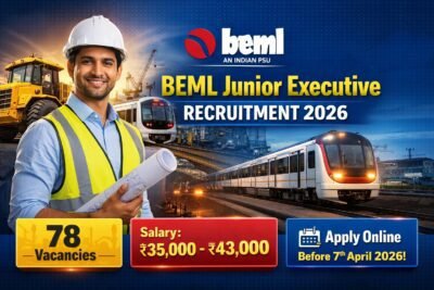 BEML Junior Executive Recruitment 2026