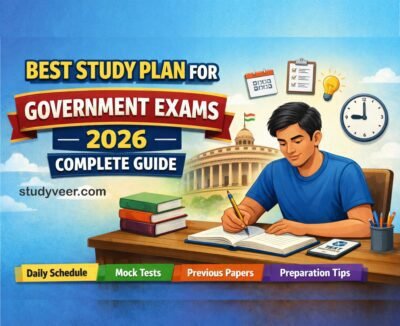 Best Study Plan for Government Exams