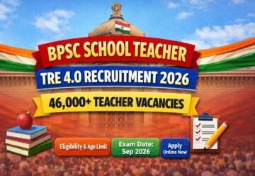 BPSC School Teacher TRE 4.0 Recruitment 2026 46000 Teacher Vacancy Notification