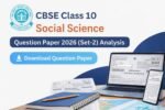 CBSE Class 10 Social Science Question Paper 2026