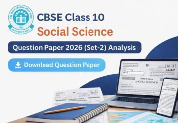 CBSE Class 10 Social Science Question Paper 2026