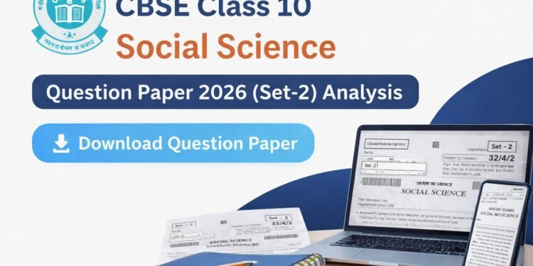 CBSE Class 10 Social Science Question Paper 2026