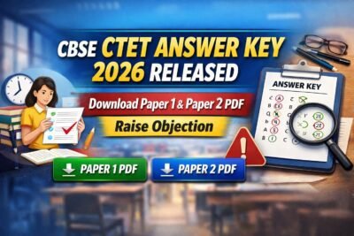 CTET Answer Key 2026