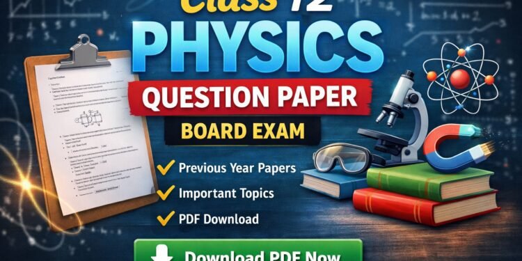 Class 12 Physics Question Paper