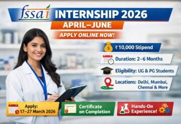 FSSAI Internship 2026_ Apply Now!