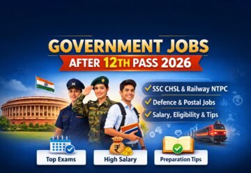 Government Jobs After 12th Pass 2026