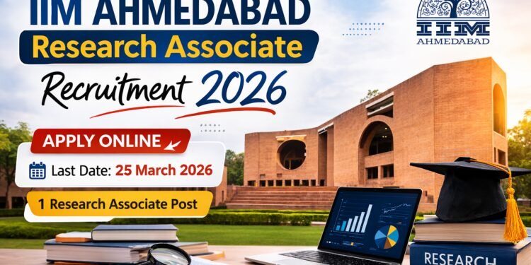 IIM Ahmedabad Research Associate Recruitment 2026