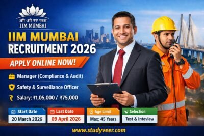 IIM Mumbai Recruitment 2026