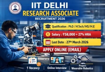 IIT Delhi Recruitment 2026