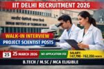 IIT Delhi Recruitment 2026