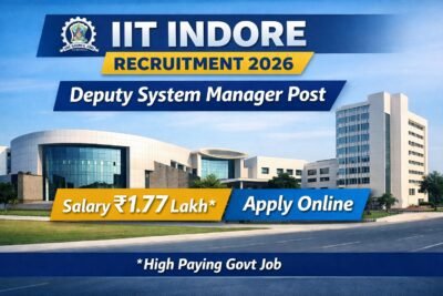 IIT Indore recruitment 2026