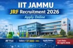 IIT Jammu JRF Recruitment 2026