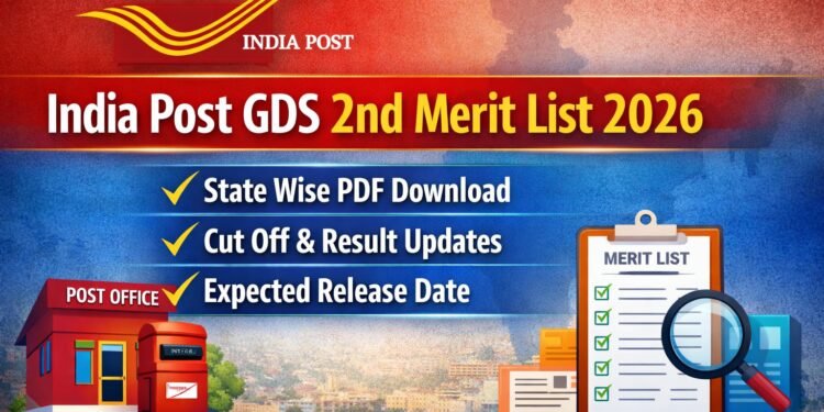 India Post GDS 2nd Merit List 2026 State Wise PDF Download, Cut Off and Result Updates