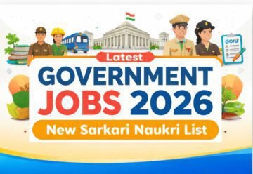 Latest Government Jobs in India 2026