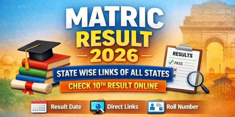 Matric Result 2026 State Wise Link – Check 10th Result All Boards India Online