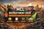 MCL Recruitment 2026 notification for 667 Mining Sirdar, Junior Overman and Technician posts