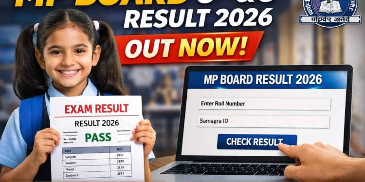 MP Board 5th & 8th Result 2026