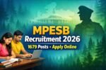 MPESB Recruitment 2026 notification for 1679 posts – Apply Online for Madhya Pradesh government jobs