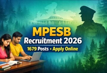 MPESB Recruitment 2026 notification for 1679 posts – Apply Online for Madhya Pradesh government jobs