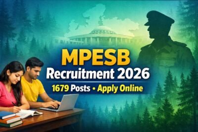MPESB Recruitment 2026 notification for 1679 posts – Apply Online for Madhya Pradesh government jobs