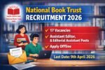 National Book Trust Recruitment 2026