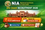 NIA IPR Chair Recruitment 2026