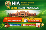 NIA IPR Chair Recruitment 2026