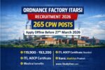 Ordnance Factory Itarsi Recruitment 2026