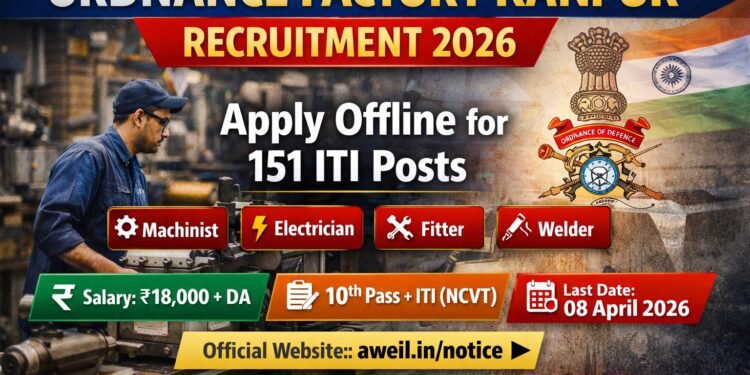 Ordnance Factory Kanpur Recruitment 2026