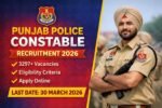 Punjab Police Constable Recruitment 2026 notification vacancy eligibility apply online