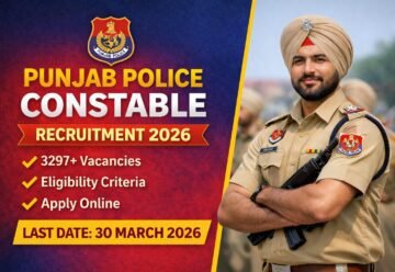 Punjab Police Constable Recruitment 2026 notification vacancy eligibility apply online