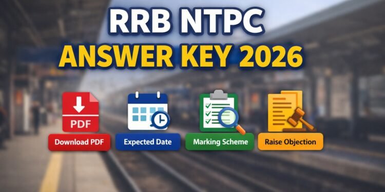 RRB NTPC Answer Key 2026 PDF Download Link, Expected Date and Marking Scheme