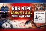 RRB NTPC Graduate Level Admit Card 2026