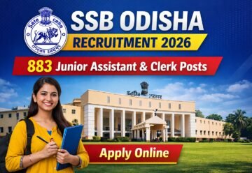 SSB Odisha Junior Assistant Recruitment 2026