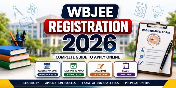 WBJEE Registration 2026 apply online last date 5 April exam date 24 May eligibility fees syllabus