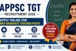 APPSC TGT Recruitment 2026 apply online for 389 trained graduate teacher posts