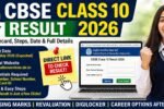 CBSE Class 10 Result 2026 direct link to check scorecard online