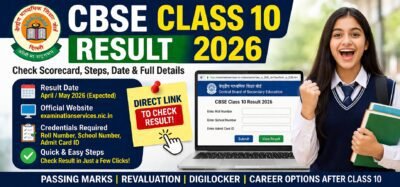 CBSE Class 10 Result 2026 direct link to check scorecard online