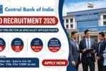 Central Bank of India SO Recruitment 2026 Apply Online for 26 Specialist Officer Posts