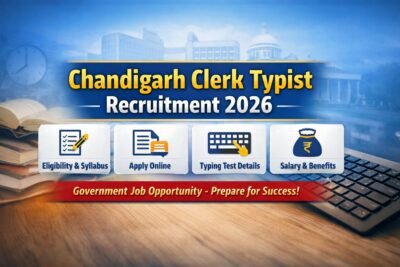 Chandigarh Clerk Typist Recruitment 2026 apply online eligibility syllabus typing test salary details