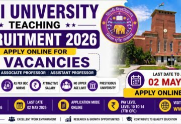 Delhi University Teaching Recruitment 2026 apply online for 91 Assistant Professor Associate Professor Professor posts last date 02 May 2026