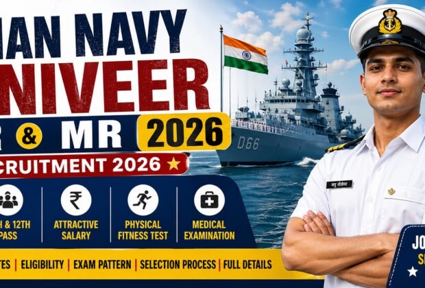 Indian Navy Agniveer SSR MR Recruitment 2026 Apply Online for SSR and MR Posts