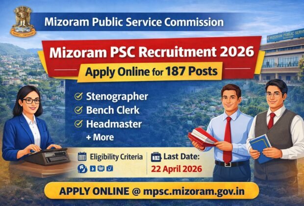 Mizoram PSC recruitment 2026